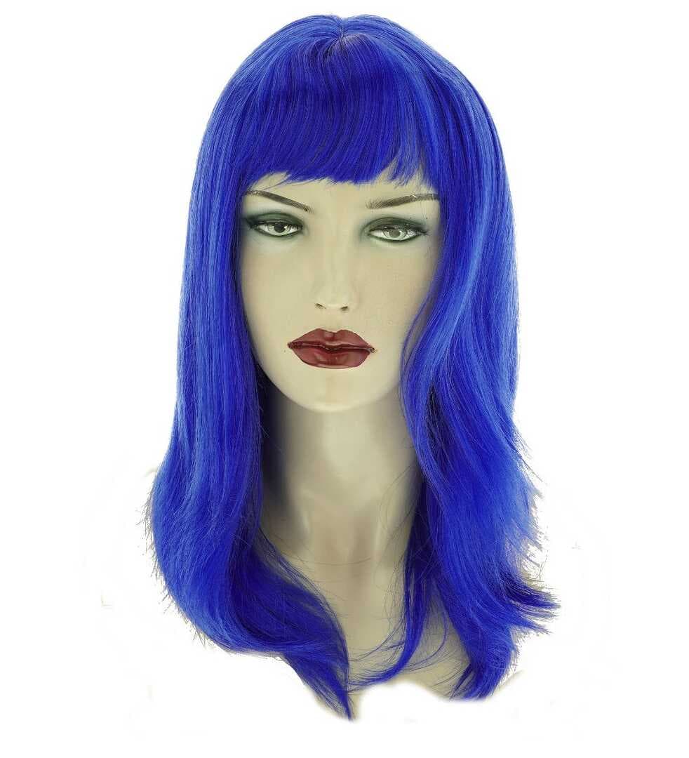 Mavi Renk Uzun Parti Peruğu (5430)