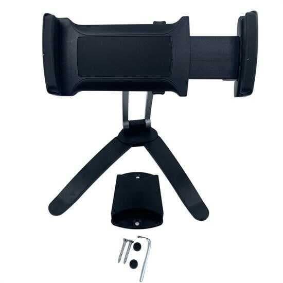 360 Derece Dönebilen Mutfak Masaüstü Telefon Tablet Tutucu Ayarlanabilir Esnek Ayaklı Metal Gövdeli (5430)