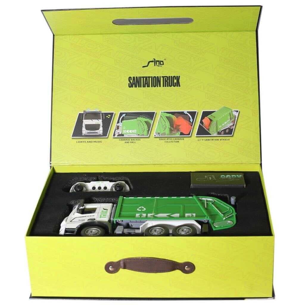 Nessiworld HJ8003-1  Metal Kumandalı Çöp Arabası -Gepettoys