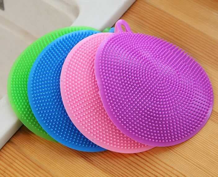 Silikon Bulaşık Yıkama Fırçası Tükenmeyen (2 Adet)