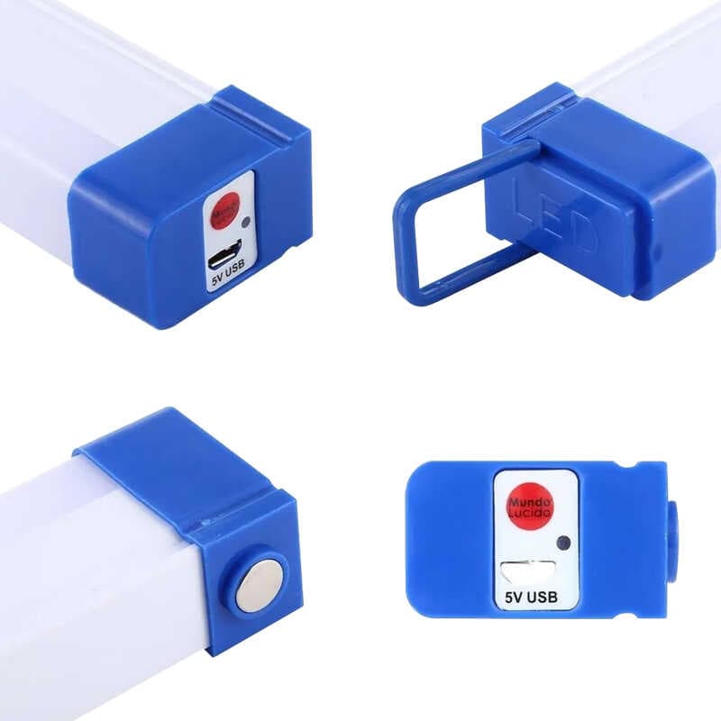 BK-300 MIKNATISLI ŞARJLI SOLAR LAMBA 32 CM (2 PARÇA HALİNDE PANELİ UNUTMA) (4767)