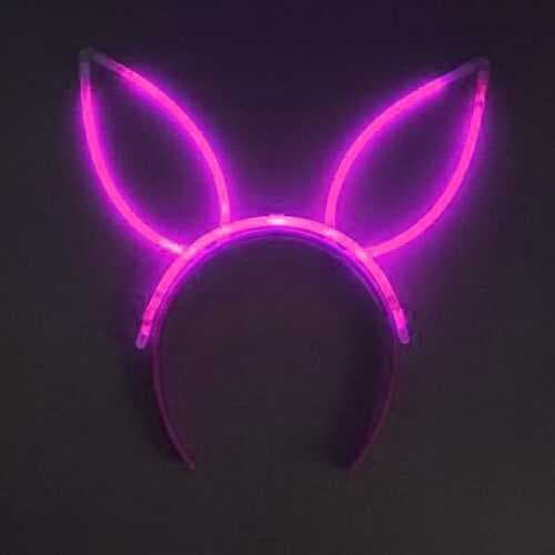 Karanlıkta Yanan Fosforlu Glow Taç 6 Renk 6 Adet