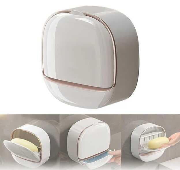 Nessiworld Drenaj Hazneli Kapaklı Katı Sabunluk