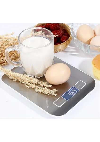 Metal Dijital Mutfak Terazisi Hassas Tartı 5 Kg Crown (5430)