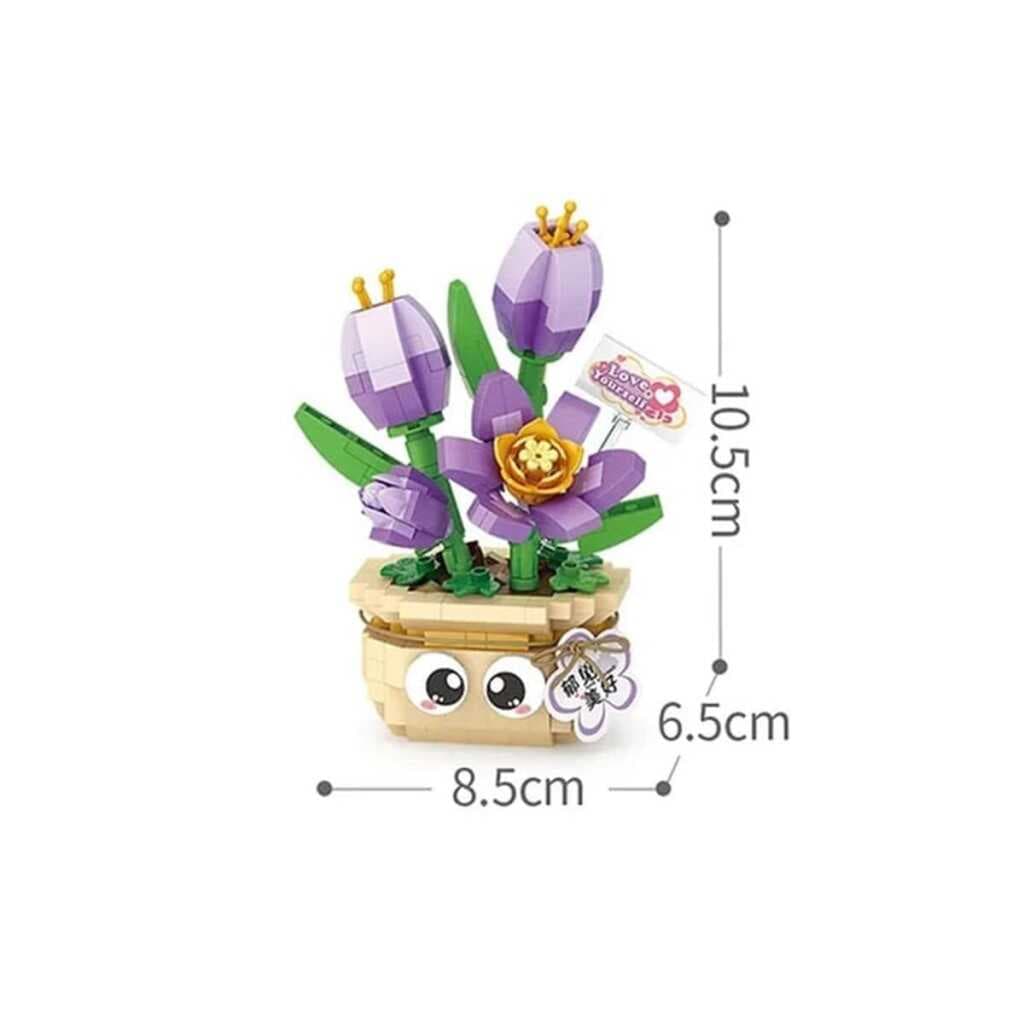 LZ-8842 SANessiWorldILI LALE ÇİÇEĞİ 380 PARÇA BLOCK