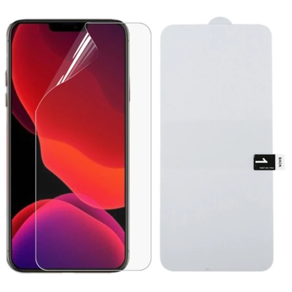 İPhone 12 Mini 5.4 Full Kaplama Hidrojel Film Full Ekran Koruyucu-(5775)