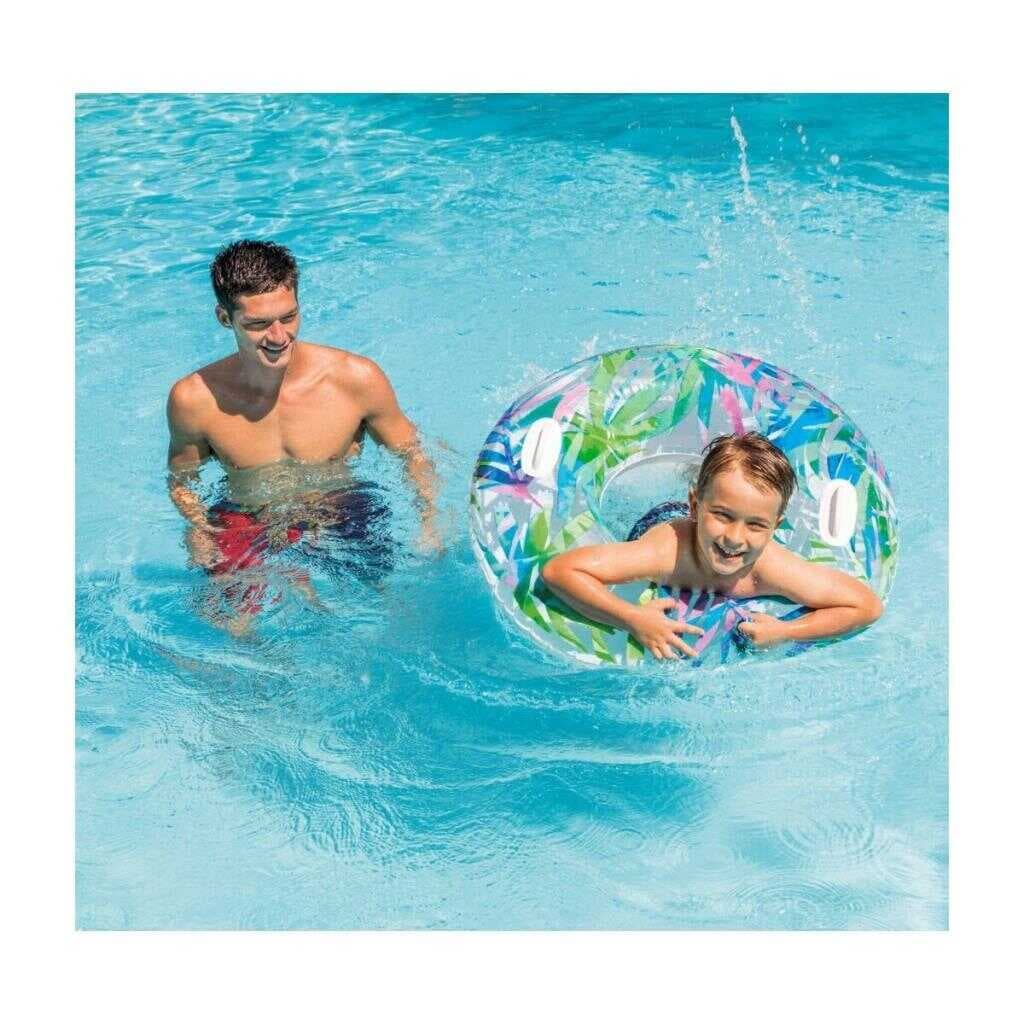 Nessiworld ISC58263 Intex Tutmaçlı Desenli Simit 97 cm