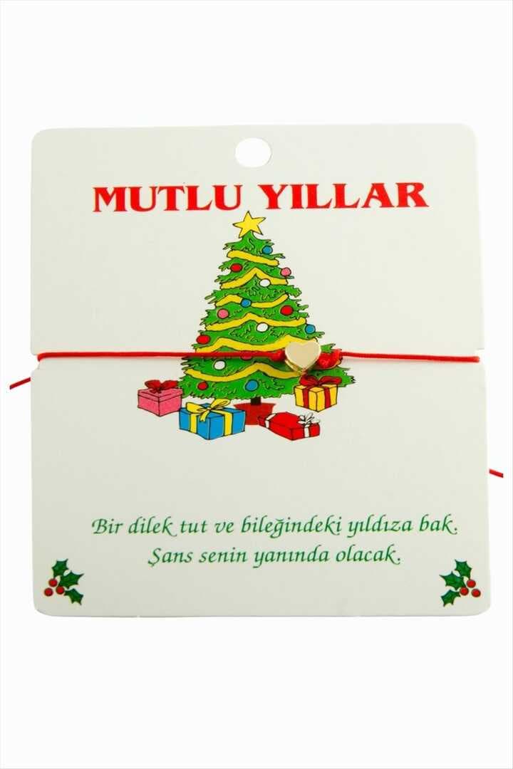 Kalp Yılbaşı Bilekliği