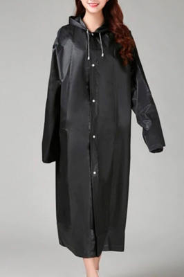 EVA SİYAH PARDESÜ YAĞMURLUK (5430)