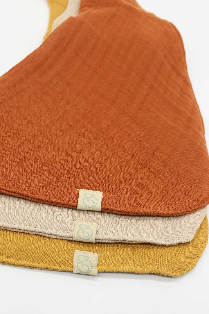 Bistyle Müslin Fular Önlük 3'Lü BS60102 Kiremit Bej Hardal