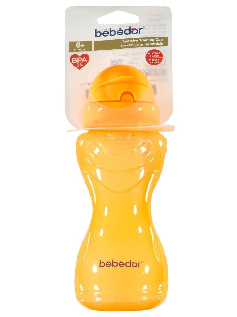 Bebedor Sportif Pipetli Bardak 330 ml Turuncu