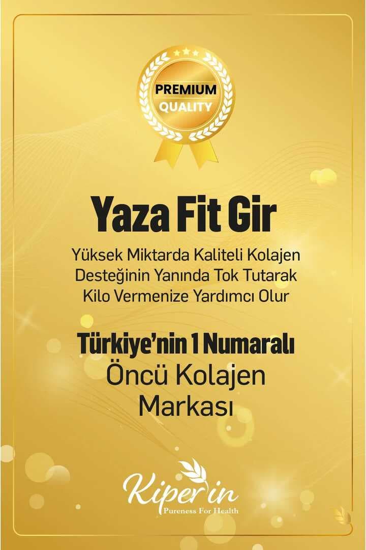 Kiperin Collagen %100 Saf Ve Doğal Yüksek Biyoaktif Çift Hidrolize Kolajen Peptitler içeren Diyet Takviyesi(50günlük)