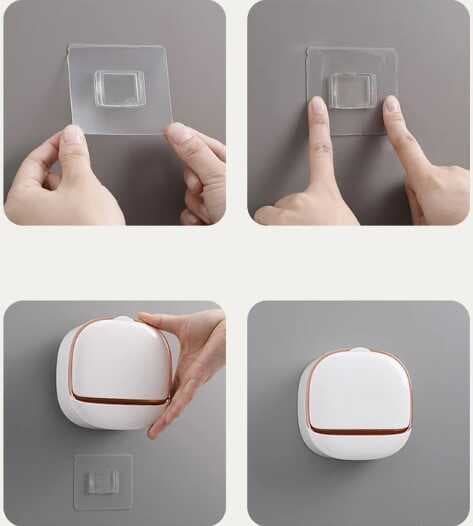 Nessiworld Drenaj Hazneli Kapaklı Katı Sabunluk