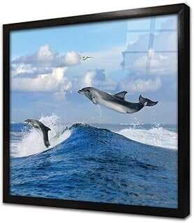 Yuus Çerçeveli Cam Tablo 30x30 cm CA32124