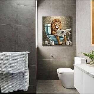 GAAGART Tekli Kare Kavas Bayo Tablosu Gazete Okuya Asla 50 x 50 gartM8284