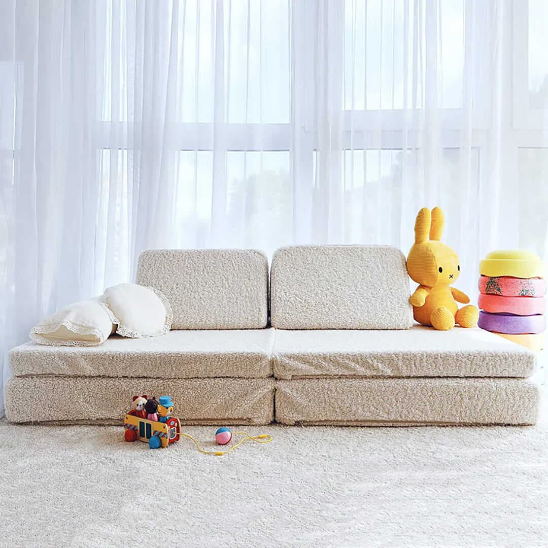 FUNZY Mini Funzy Oyun Parkuru çocuk Kanepesi seti Modüler, Yaratıcı, Yer Tasarruflu & Oeko Teks 100