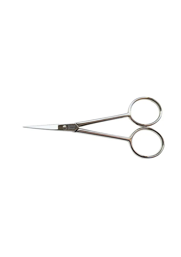 009-400 Ayrık Saplı Nakış Makası No: 4 İnç / 10,16 Cm - Nikel Kaplama