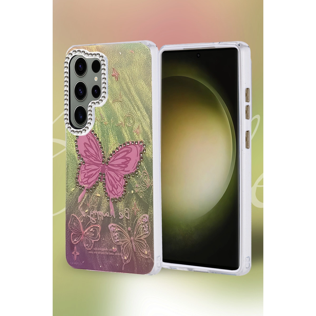 Samsung Galaxy S25 Ultra Kılıf Blade Aynalı Desenli Kapak - Desen 9