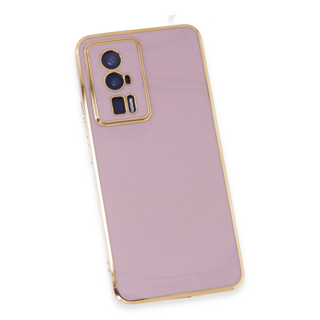 Xiaomi Poco F5 Pro Kılıf Volet Silikon - Mor