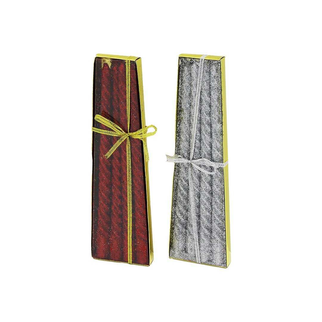 4PCS YALDIZ ŞAMDAN MUM SİMLİ 24CM (5430)