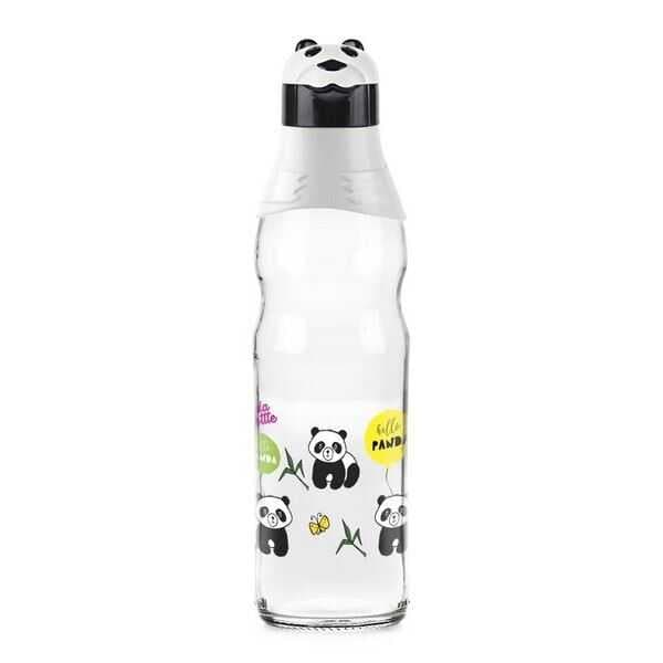 Sevimli Panda Tasarımlı Cam Suluk  Sızdırmaz 1000 ML (477477)