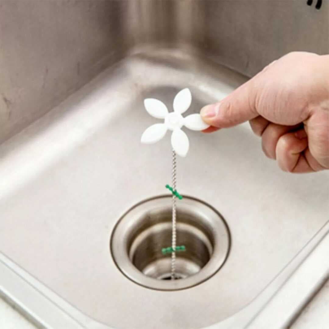 Pratik Banyo Küvet Lavabo Gideri Tıkanma Önleyici Plastik Aparat (5430)