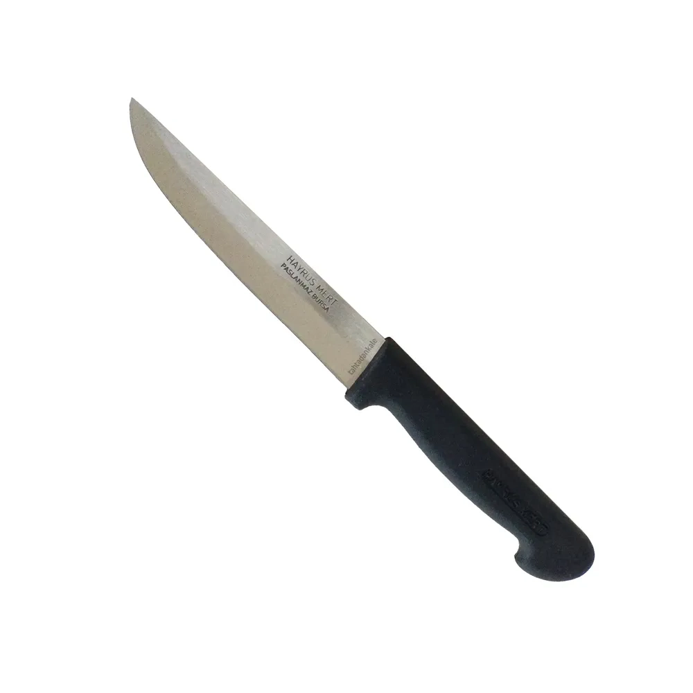 Paslanmaz Bursa Mutfak, Ekmek Bıçağı 14 Cm, Plastik Sap