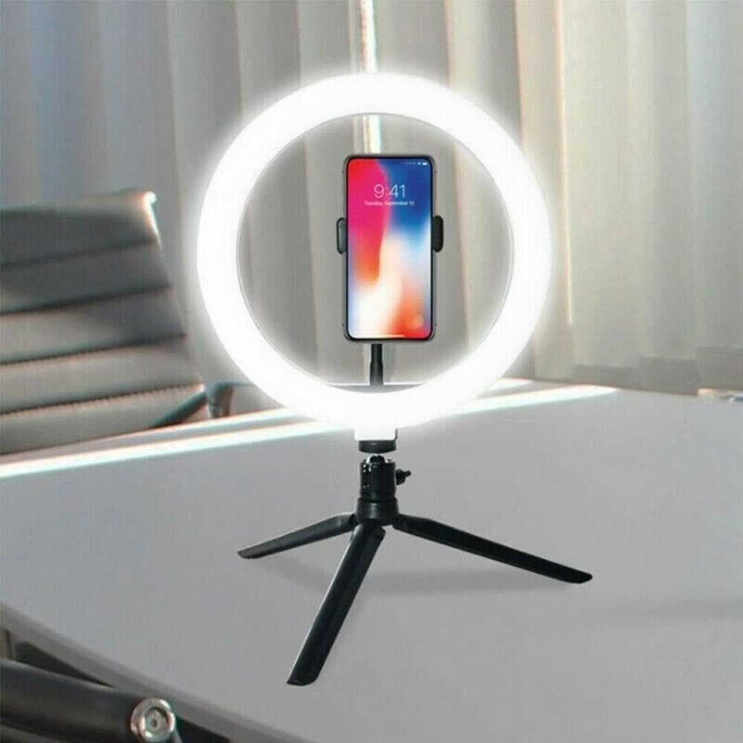 8inç 20cm Youtube Instagram Tiktok Selfie Stüdyo Video Fotoğraf Ring Light Tripod Led Halka Işık (5430)