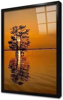 Gübatımıda Ağaç Çerçeveli Cam Tablo 20x30 cm CA20900