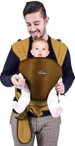 Sevi Bebe Koruyuculu Bebe Kanguru - Bej