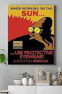 (16046) Futurama Eğleceli Mizahi Kavas Tablo 50 x 70