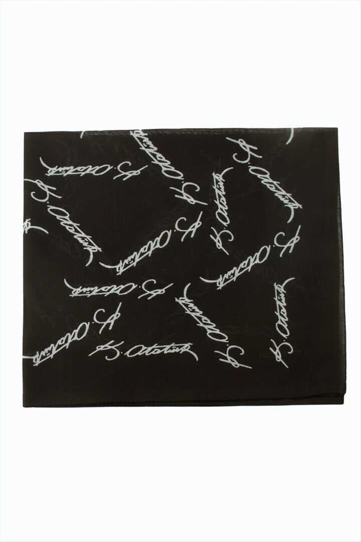 Atatürk İmzalı Desenli Bandana 50*50