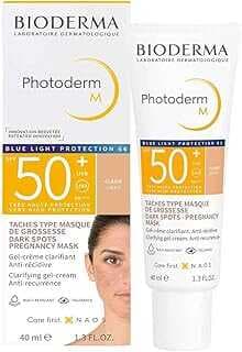Bioderma Photoderm M Light SPF50+ Koyu Leke ve Mavi Işığa Karşı Yüksek Korumalı Glabridi İçere Rekli Yüz Güeş Kremi 40 Ml