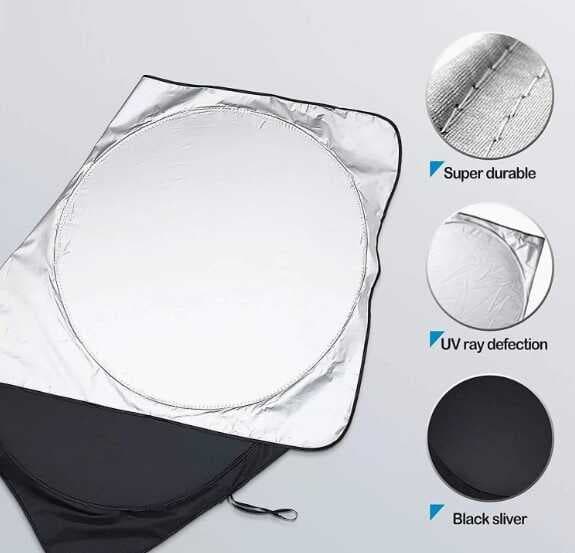 Katlanabilir Araç Ön Cam Güneşliği 150x70 cm