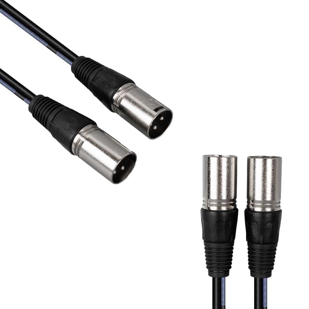 2 XLR DİŞİ 2 RCA ERKEK 3 METRE KABLO (4767)