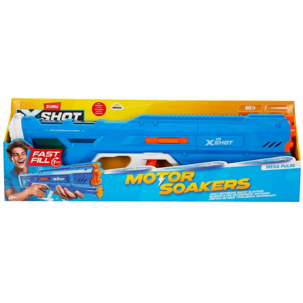 Nessiworld X-Shot Fast-Fill Motor Soakers Mega Pulse Su Tabancası 68 cm