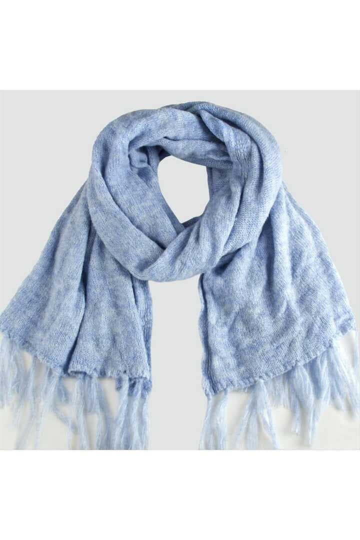 Örgülü İplik Kışlık Şal