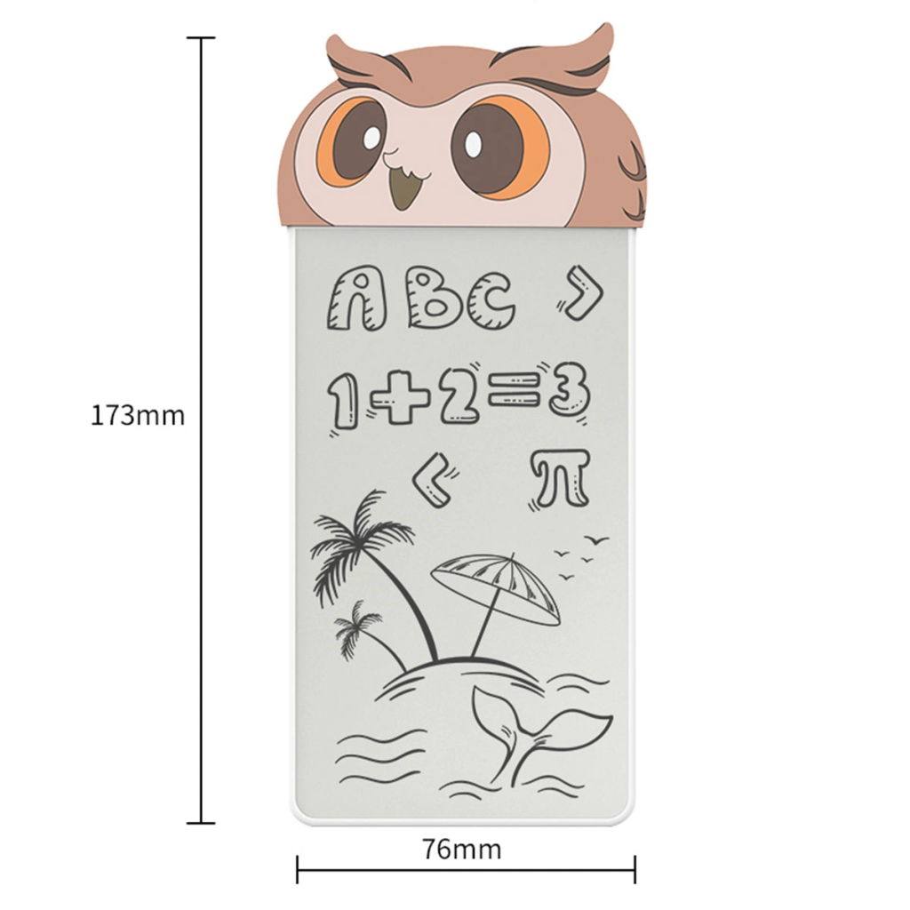 Silikon Figürlü Manyetik Mini Yazı Tahtası 5,5" - 14 cm