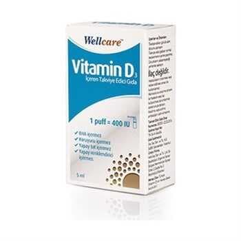 Wellcare Vitamin D3 400 IU 5 ML