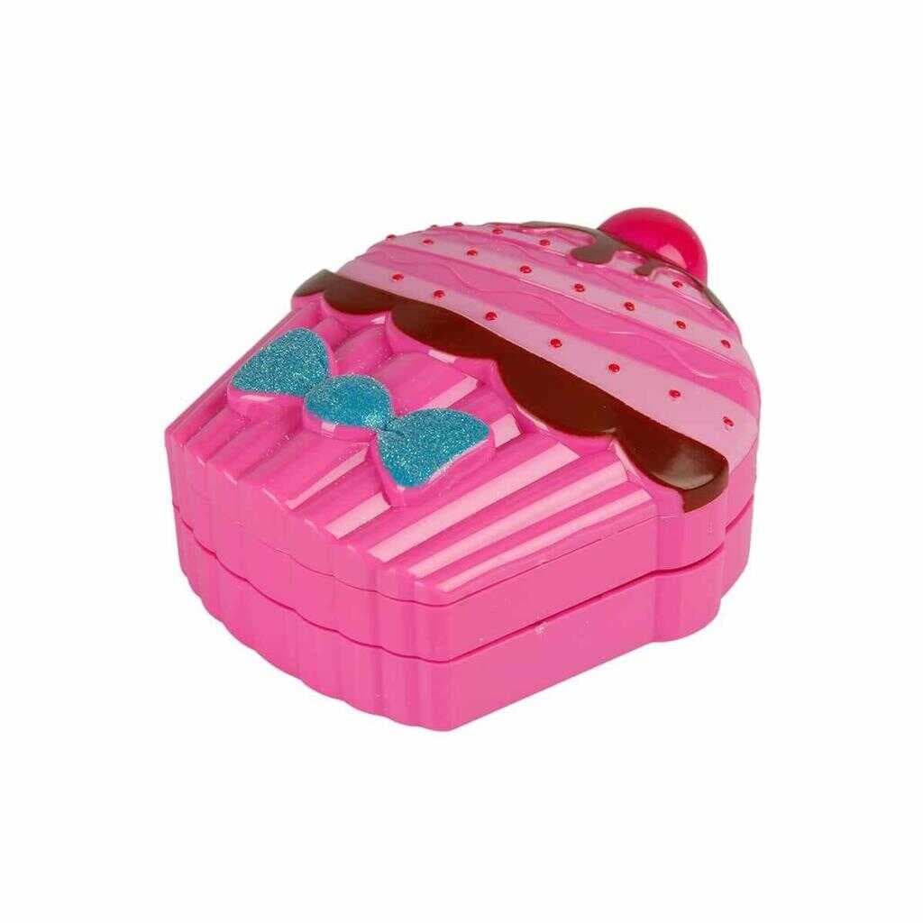 Nessiworld    Cupcake Şekilli 2 Katlı Makyaj Güzellik Seti