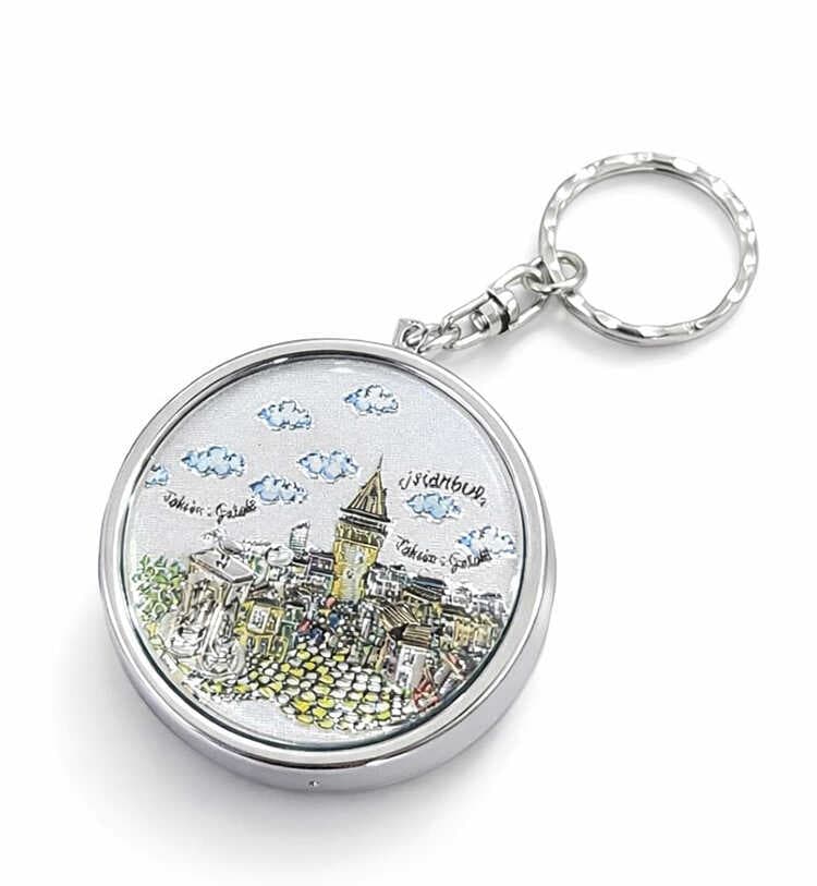 İstanbul Temalı Küllük Anahtarlık - Model 2