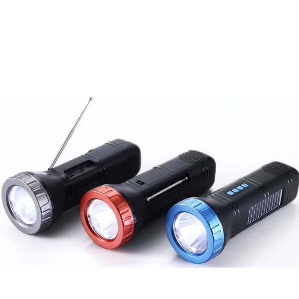 Güneş Enerjili Bluetooth Radyo Özellikli Kamp El Feneri