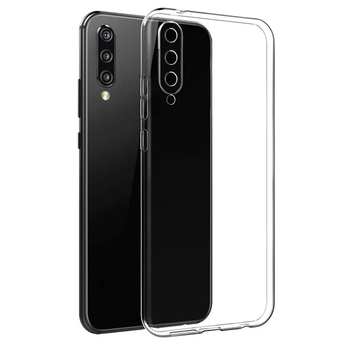 Ally SM Galaxy A70 Kılıf Kamera Korumalı Ultra İnce Şeffaf Silikon Kılıf-(5775)