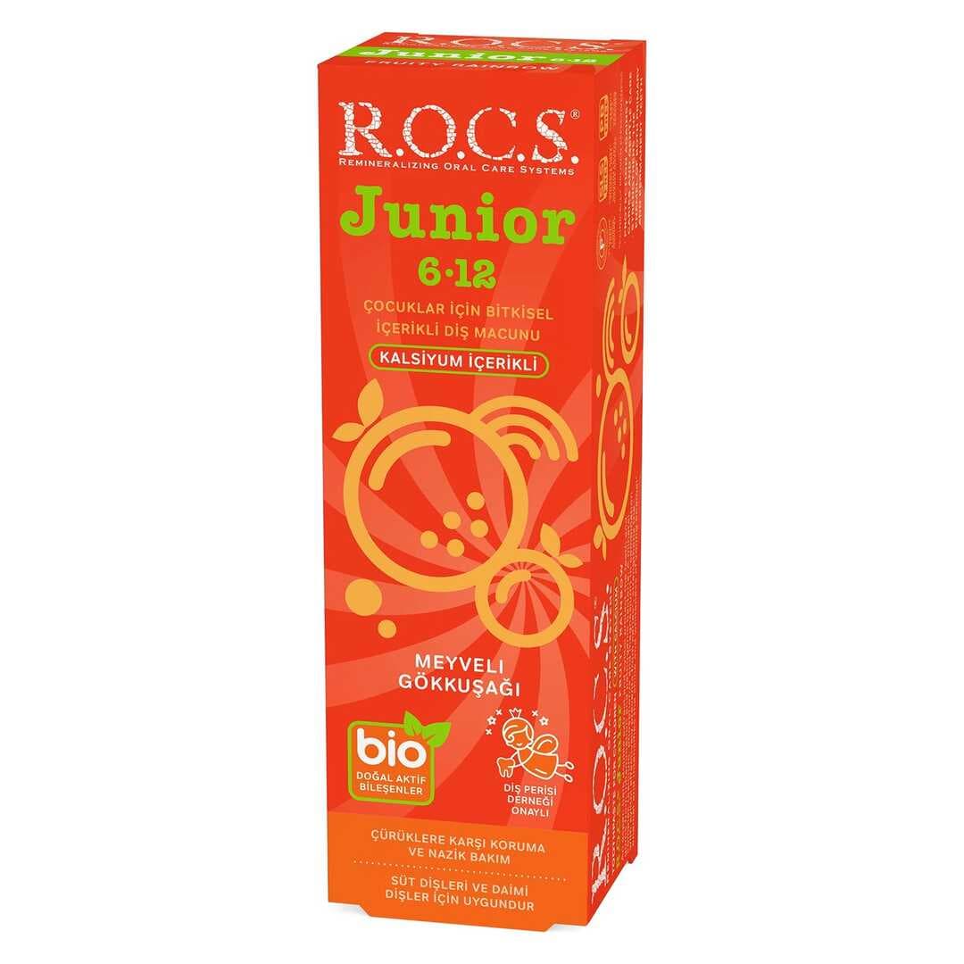 R.O.C.S. Junior Diş Macunu 6-12 Yaş 60 ml Meyveli Gökkuşağı