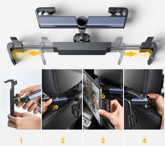 Nessiworld Koltuk Arkası Ayarlanabilir Tablet Telefon Tutucu CM-115