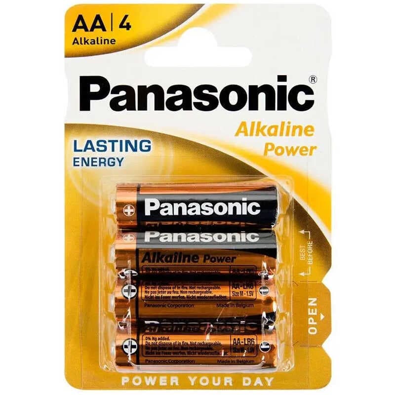 PANASONİC LR06 ALKALİN 1.5 VOLT POWER AA 4LÜ KALEM PİL (4767)