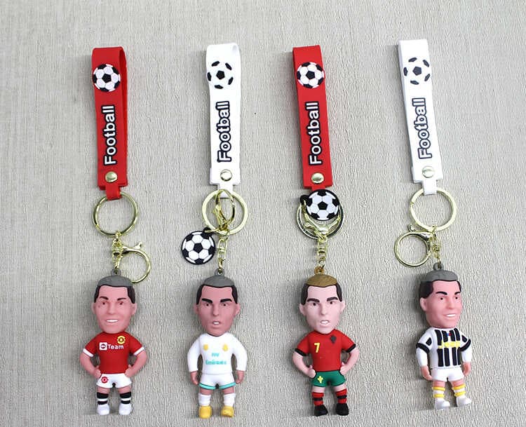 Ronaldo Silikon Anahtarlık