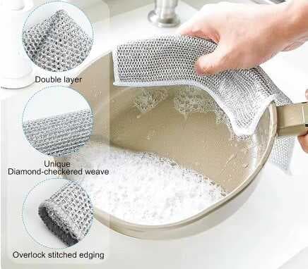 Nessiworld Çok Amaçlı Sihirli Tel Temizlik Bezi