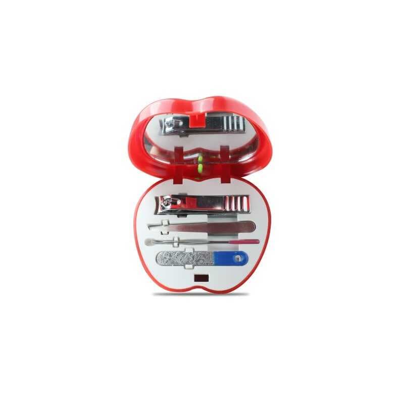 Elma Şeklinde 4 Parça Aynalı Manikür Seti (477477)