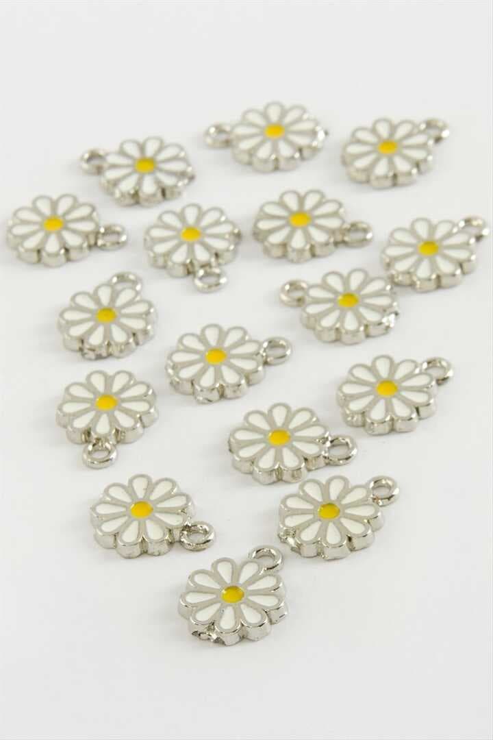 Papatya Tek Kulplu Mineli Bileklik ve Kolye Ucu Aparatı 1 Adet